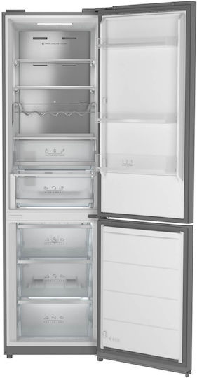 Teka Combină frigorifică 378lt NoFrost Î201xL59.5xA67.8cm. Inox RBF 78650 SS