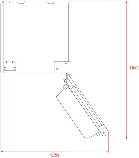Teka Combină frigorifică 378lt NoFrost Î201xL59.5xA67.8cm. Inox RBF 78650 SS