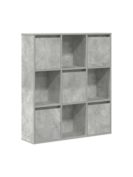 Bibliothek Grau Beton 89x24x101,5cm