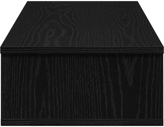 Raft Negru 80x34x17cm