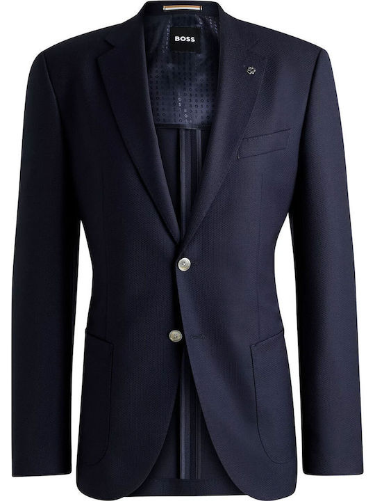 Men's Winter Suit Jacket Regular Fit Blue