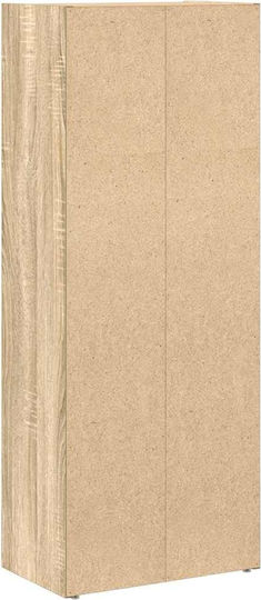 Dulap de Pardoseală pentru Sufragerie din Placă Aglomerată Gri Beton 40x24x102 cm