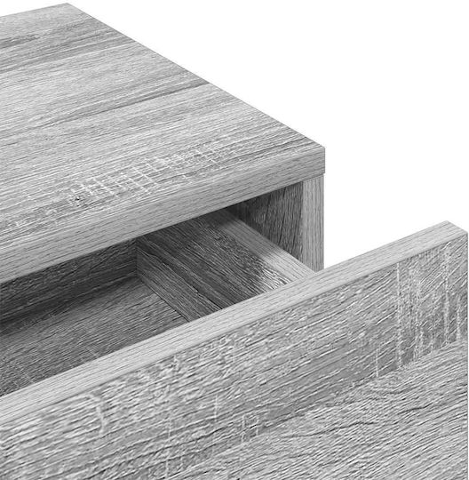 Grey Sonoma Wall Shelf 60x26.5x15 cm