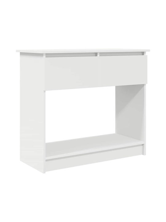 Console Table White L85.5xW38.5xH74.5cm