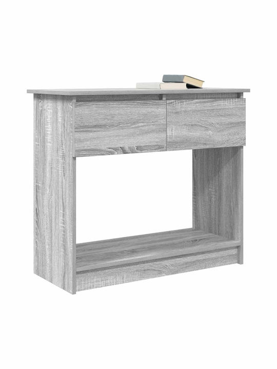 Wooden Console Table Grey Sonoma L85.5xW38.5xH74.5cm