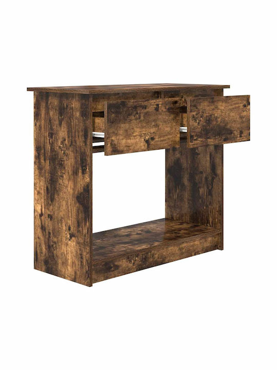 Wooden Console Table Coffee L85.5xW38.5xH74.5cm