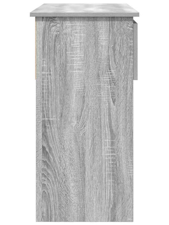 Wooden Console Table Grey Sonoma L85.5xW38.5xH74.5cm
