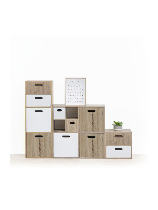Ράφι Τοίχου Καφέ 67.5x32x67.5εκ.