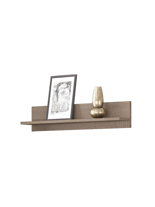 Shelves Wall Set Gold Mocha 3pcs 50x20x14cm