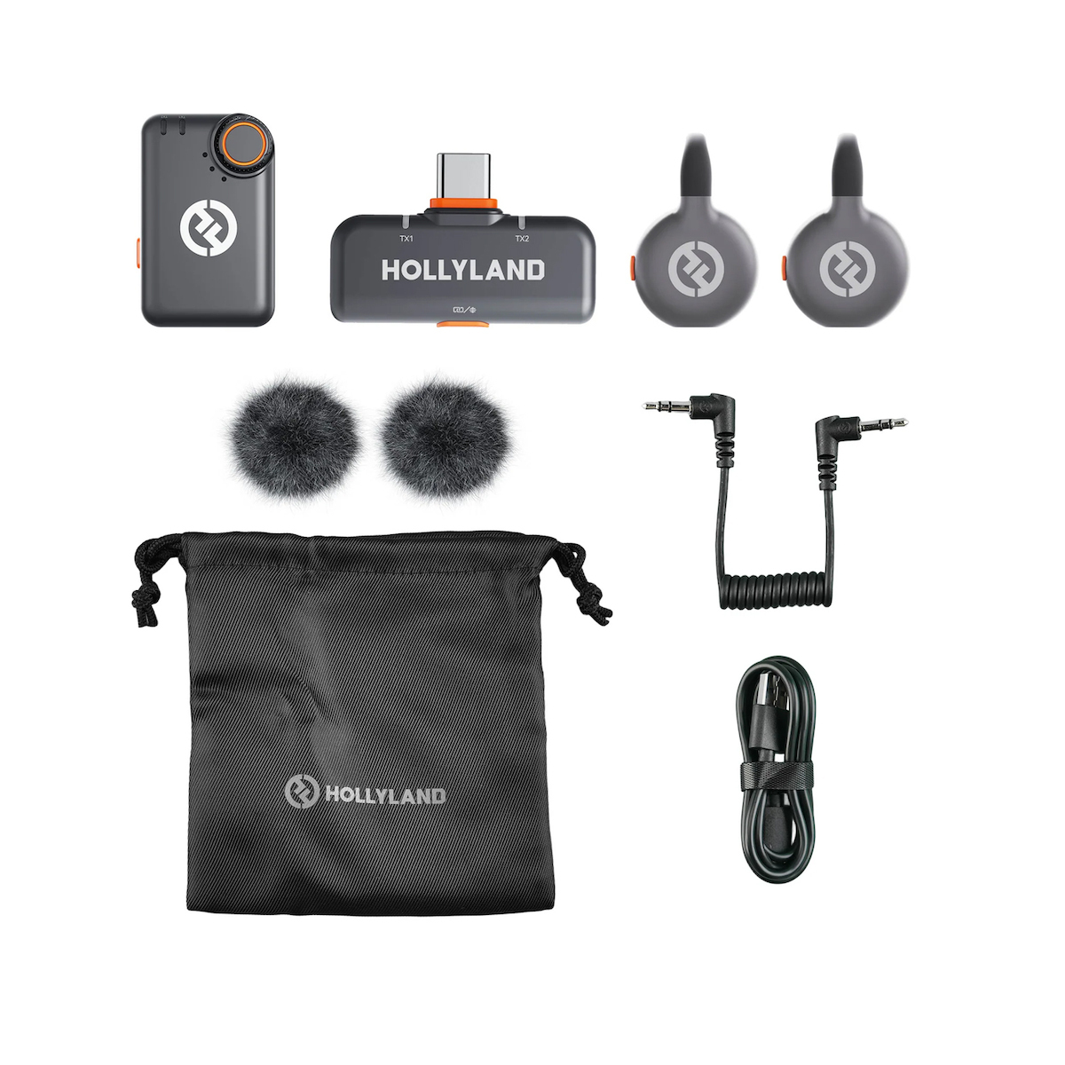 Hollyland Lark M2s Mini Combo – Sistem de Transmisie Audio