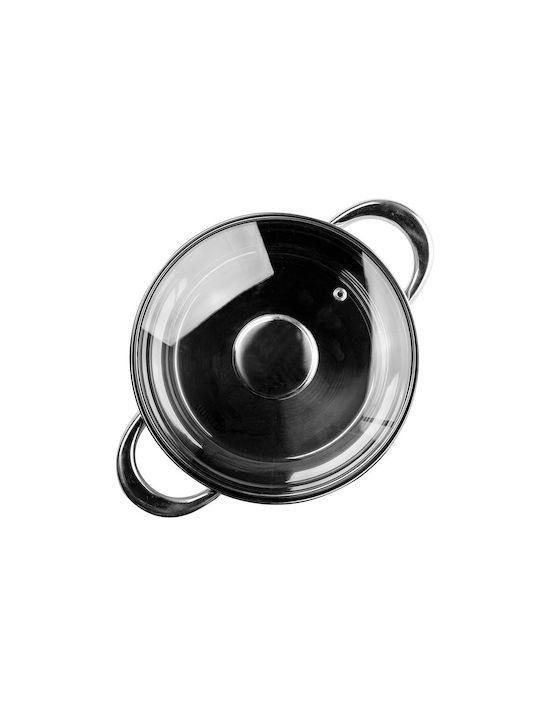 Muhler Deep Stainless Steel Pot 4.3lt / 22cm