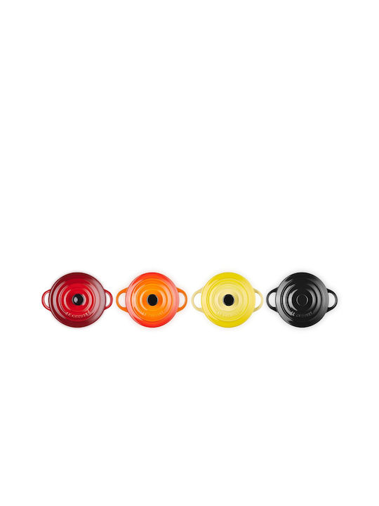 Le Creuset Feuer und Flamme Cast Iron Pots Set 4 Pieces
