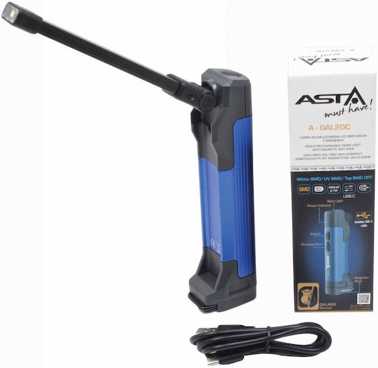 Satra Arbeitslampe Batterie LEDUV IPX6 mit einer Helligkeit von bis zu 400lm