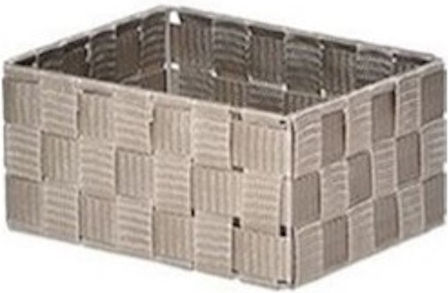 Atmosphera Aufbewahrungskorb Stoff Beige 20x16x10cm 1Stück