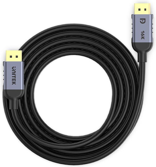 Unitek Кабел DisplayPort мъжки - DisplayPort мъжки 5м Черен (C1628GY01-5M)