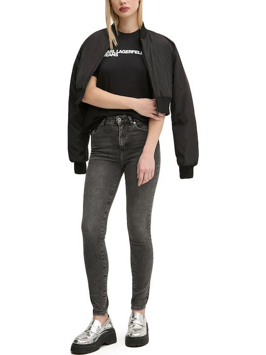 Tricou Damă Alb-Negru