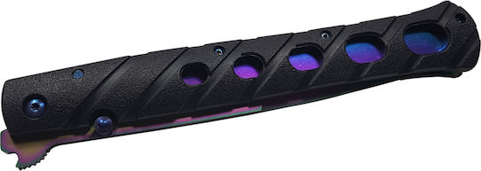 Set Two Stiletto Knives Locking Blade Belt Attachment 33 Cm