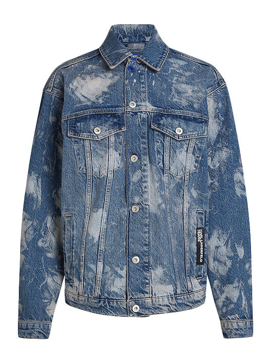 Kurz Damen Jeansjacke Blue