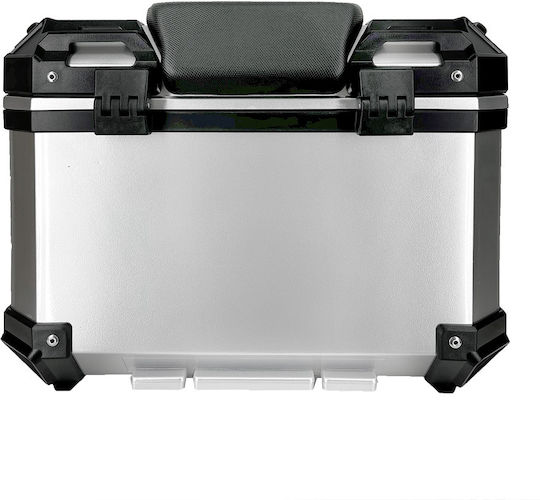 Falcon F0201 Μπαγκαζιέρα Μοτοσυκλέτας 45lt Ασημί