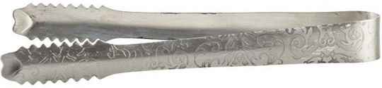 Λαβίδα Πάγου Inox Σχέδιο Black Floral 17.5cm Tablecraft Tc 10785