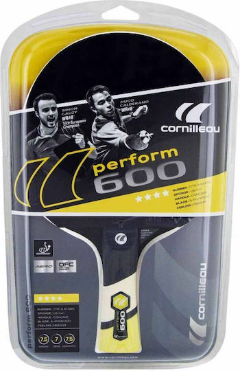 Cornilleau 600 Tischtennisschläger für Fortgeschrittene Spieler