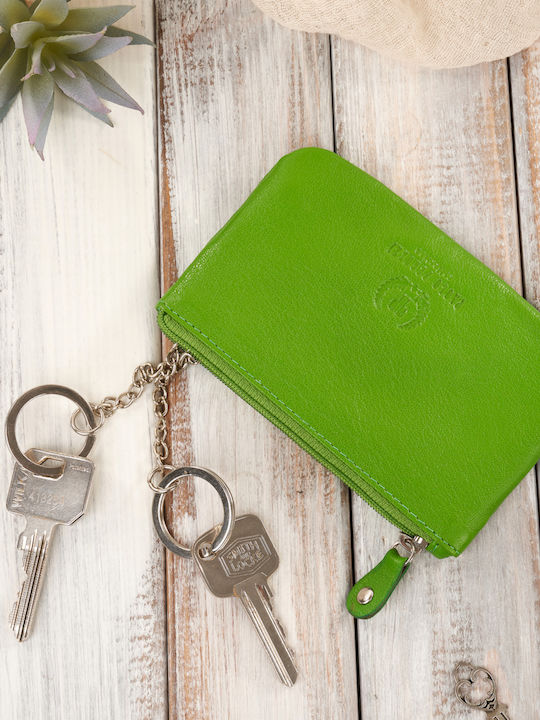Leather Women's Wallet Classic with RFID Green
