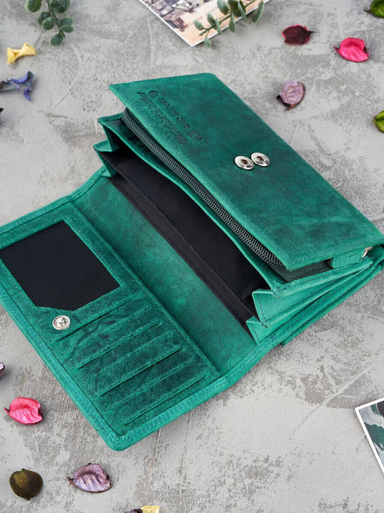 Set De piele Geantă de damă Rucsac Verde