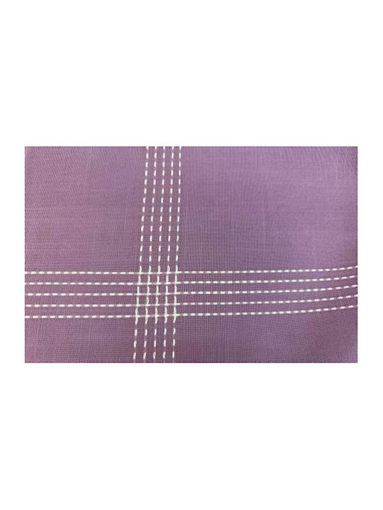 Linea Home Tablecloth Linen Lila 140x140cm