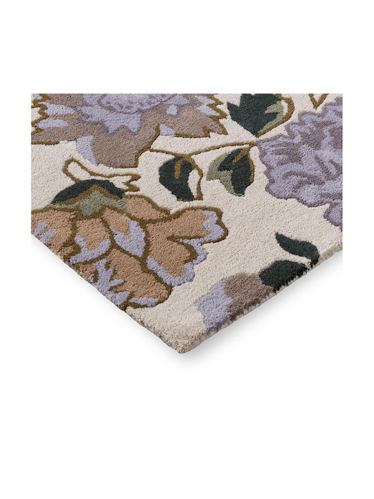 Laura Ashley Wendling Floral Lucrat manual Covor Rectangular Din lână Violet