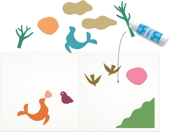 Djeco Collage für Kinder 6+ Jahre+ Jahre