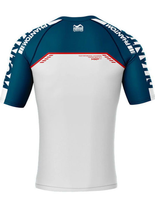 Phantom Short Sleeve Shirt PH-2836-BL for Jiu-Jitsu Blue