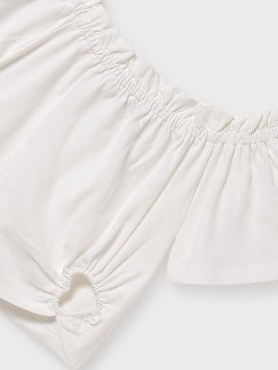 Kids' Shirt Short Sleeve Ecru