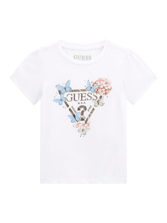 Guess Kinder-T-Shirt Weiß