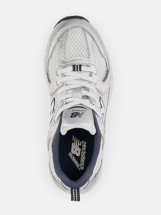 530 Παιδικά Sneakers Ασημί
