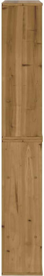 Μπουφές από Μασίφ Ξύλο με Συρτάρια Καφέ 40x24x79cm