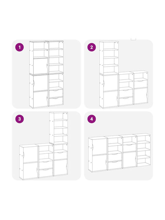 Μπουφές mit Schubladen Coffee 40x24x79cm