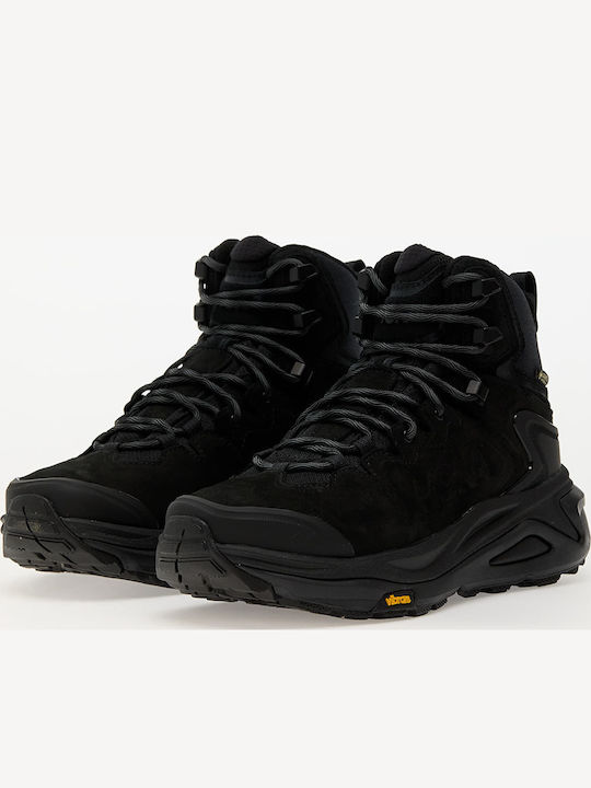 HOKA Kaha Men's Hiking Boots Waterproof with Gore-Tex Membrane Black