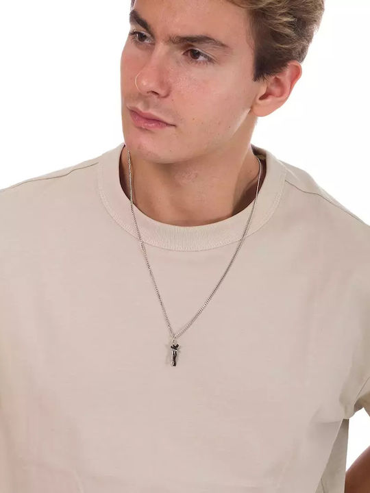 Oxzen Necklace from Gold Plated Steel