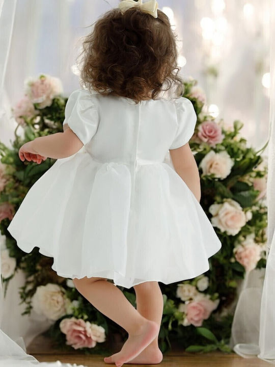 Kinderkleid Kurzärmelig White