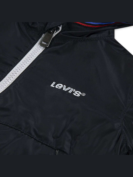 Kids' Casual Jacket Windproof with Hood Black