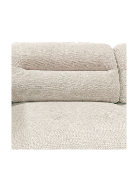 Camile Corner Couch with Left Corner Beige 270x174x95cm