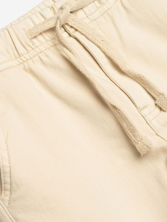 Kids' Shorts/Bermudas Fabric Beige