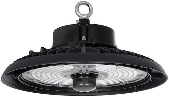 GloboStar Commercial Bell Light 200W Cool White 30000lm with Built-in LED Black Ø30xH16cm