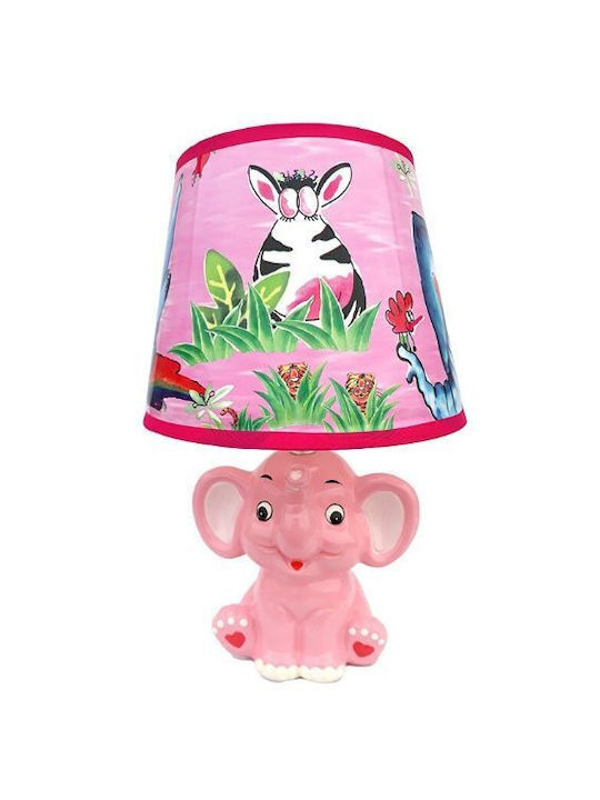 La Belle Maison Kids Table Lamp Pink 20x20x32cm D1754