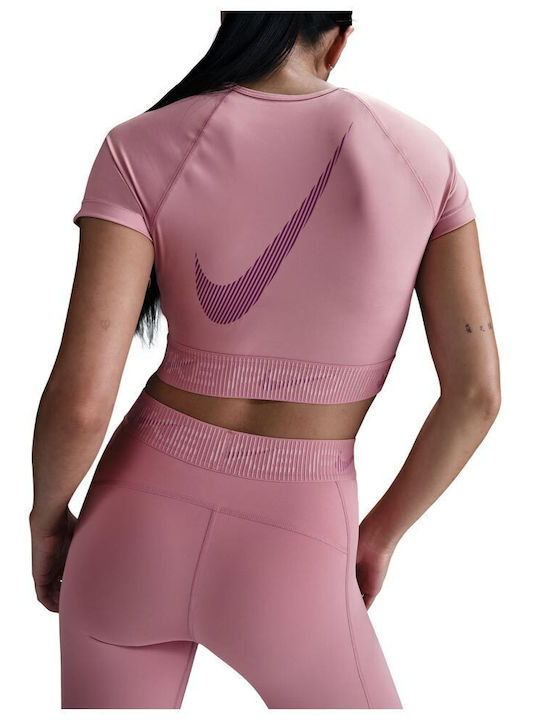 Nike Pro Μπλούζα Ροζ