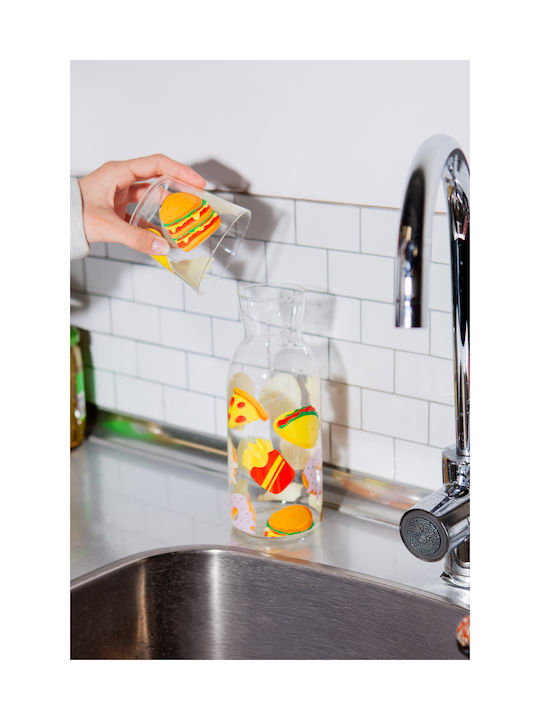 DOIY Glass Jug with Glasses