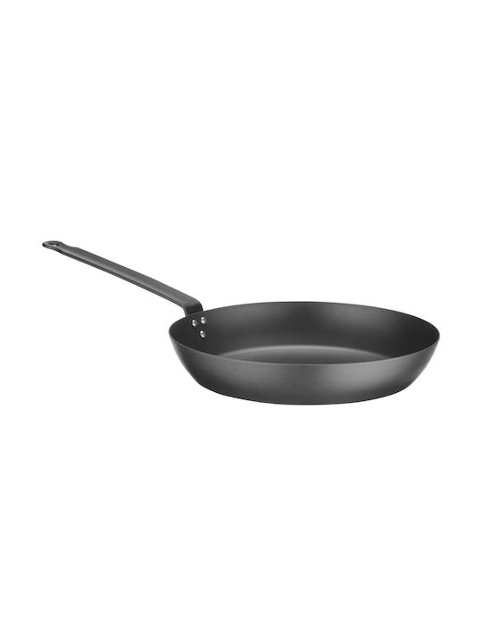 Carbon Steel Frying Pan All Types Cookers Diameter 282 Mm