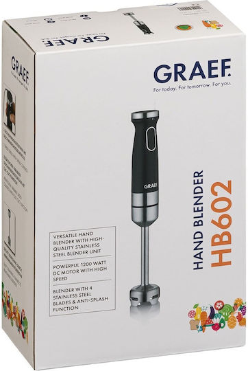 Graef Ραβδομπλέντερ με Ανοξείδωτη Ράβδο 800W Μαύρο