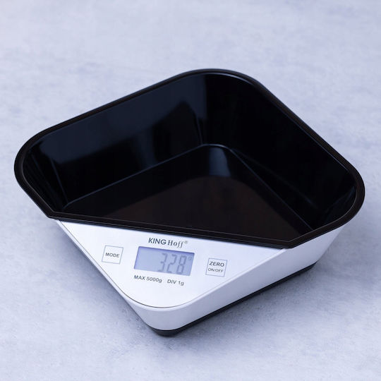 KING Hoff Ψηφιακή Ζυγαριά Κουζίνας με Κάδο έως 5kg