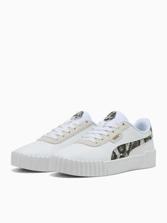 Carina 3.0 Snake Adidași Chunky Pentru Femei Albi